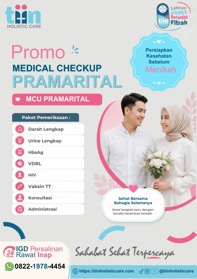 Promo Spesial Paket Pemeriksaan Pra-Nikah (Premarital Check Up) Bahagia